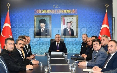 Tekirdağ'da "Plajlarda Yaz Tedbirleri" toplantısı gerçekleştirildi