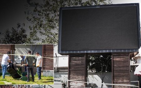 Şehrin göbeğinde korkunç olay! Reklam panosunun ayağında insan cesedi bulundu