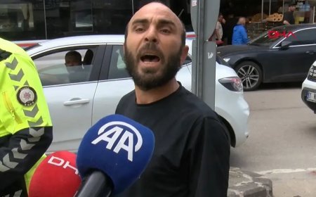 Trafikte ceza kesildi, gazetecilere hakaret etti