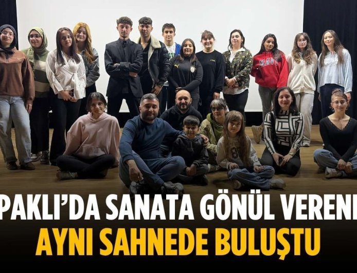 Kapaklı’da sanata gönül verenler aynı sahnede buluştu