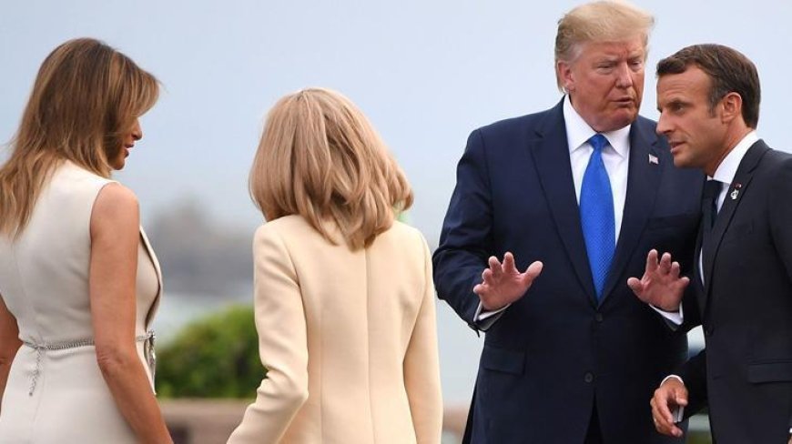 Fransa Cumhurbaşkanı Macron'dan Trump'ın olaylı sözlerine yanıt geldi! 'Ne hoş ne de seviyeli'