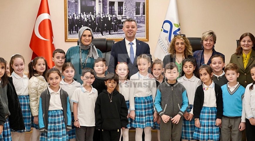 Başkan Sarıkurt Kapılarını Küçük Misafirlere Açtı