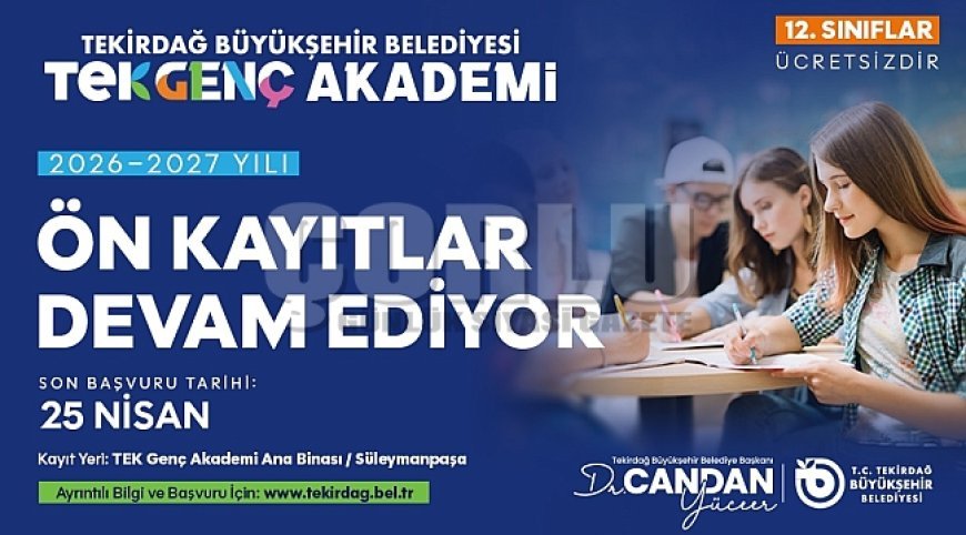 TEK GENÇ AKADEMİ’DE YENİ DÖNEM KAYITLARI DEVAM EDİYOR