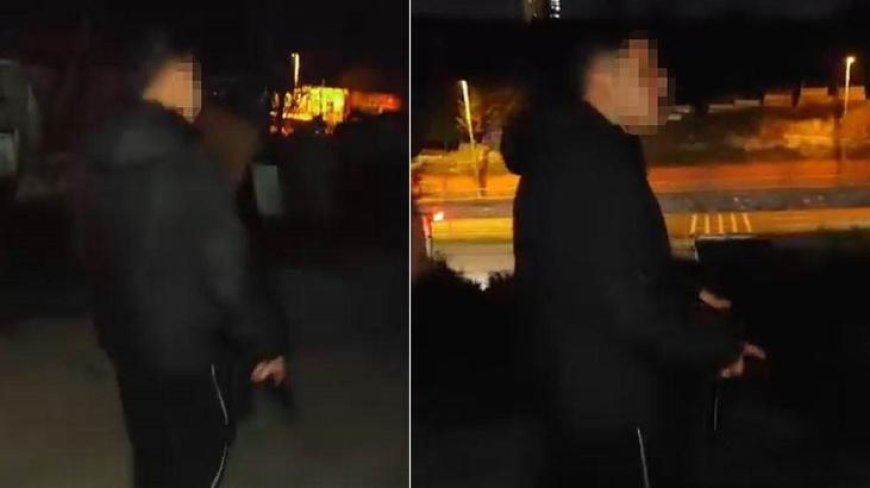 Küçükçekmece'de dehşete düşüren görüntü! Uzun namlulu silahla sokak sokak gezdi