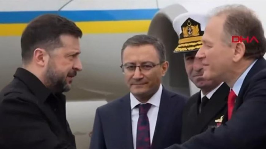 Ukrayna Devlet Başkanı Zelenskiy İstanbul'da