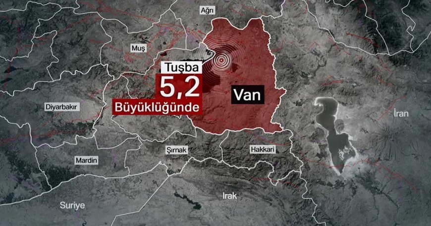 Son dakika... Van'da 5,2 büyüklüğünde deprem