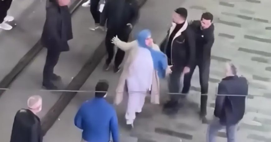 İstiklal’de kavga! Tartışma büyüdü, ortalık savaş alanına döndü