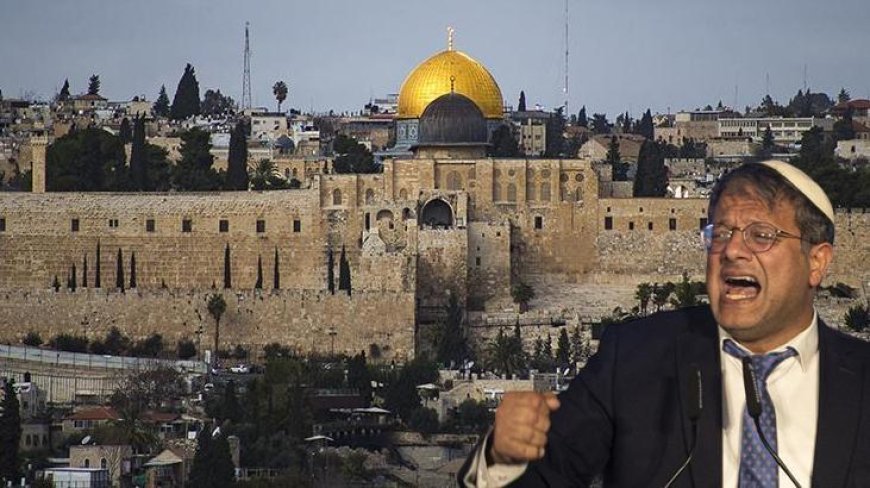 İsrailli bakandan Kudüs'te tansiyonu zirveye çıkaran hamle! Ben–Gvir’den Mescid-i Aksa’ya baskın