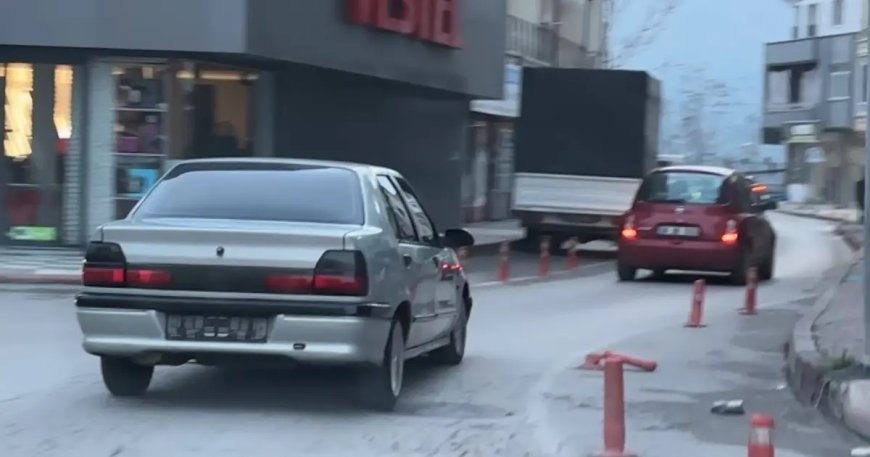 Kaza yapınca plakalarını söktü ama polisten kaçamadı