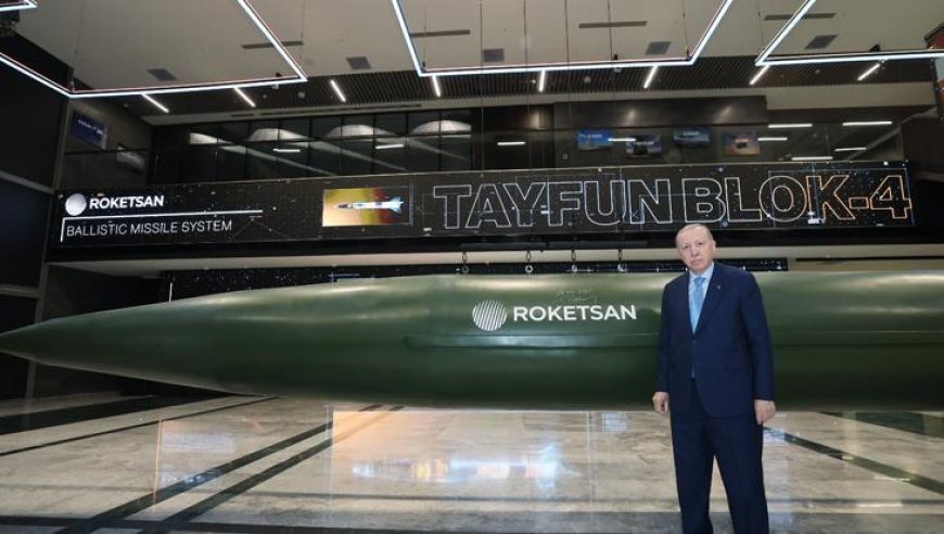 Cumhurbaşkanı Erdoğan'dan Tayfun Blok-4 füzesini imza