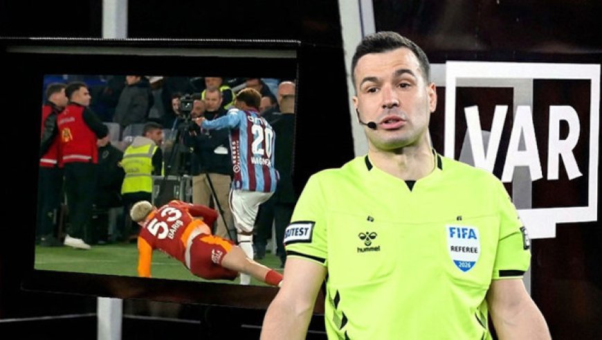 Trabzonspor-Galatasaray maçının VAR kaydı açıklandı: Hakem kararını neden değiştirmedi?