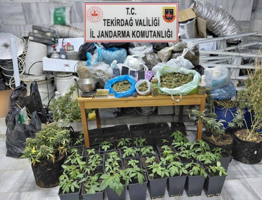 Ev değil 'uyuşturucu üssü' çıktı! Kaçak elektrikle kurduğu sistem şaşkına çevirdi