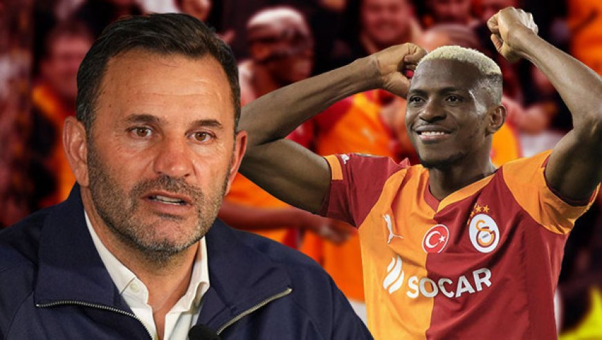 Okan Buruk'tan Osimhen müjdesi! Fenerbahçe maçından önce dönüşü açıkladı