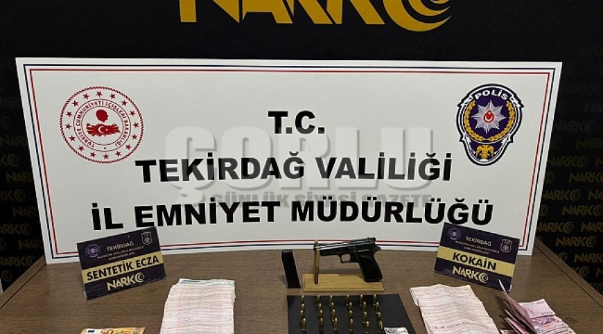Tekirdağ'da zehir tacirlerine operasyon: 184 şüpheliye işlem yapıldı