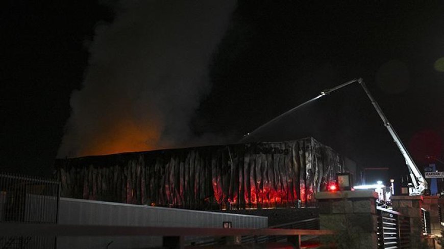 Ankara'da ilaç fabrikasında çıkan yangın! 35 kişi tahliye edildi