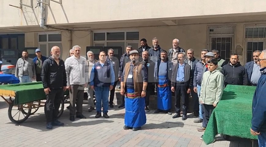 Şarköy'de seyyar satıcılardan belediye önünde açıklama