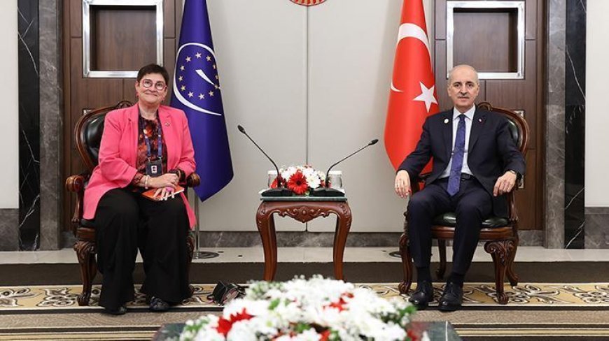 TBMM Başkanı Kurtulmuş, AKPM Başkanı Bayr ile görüştü