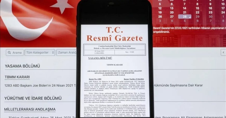 Resmi Gazete'de bugün (17 Nisan 2026 Resmi Gazete kararları)