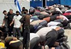 Terörist Ben Gvir sahnede! Aralarında Türk vatandaşlarının da bulunduğu Sumud aktivistlerine İsrail işkencesi