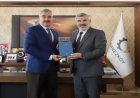 NKÜ REKTÖRÜ ŞAHİN’DEN ÇTSO BAŞKANI ÇETİN’E ZİYARET
