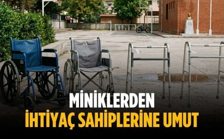 Miniklerden ihtiyaç sahiplerine umut
