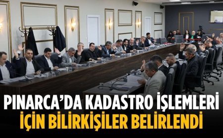 Pınarca’da kadastro işlemleri için bilirkişiler belirlendi