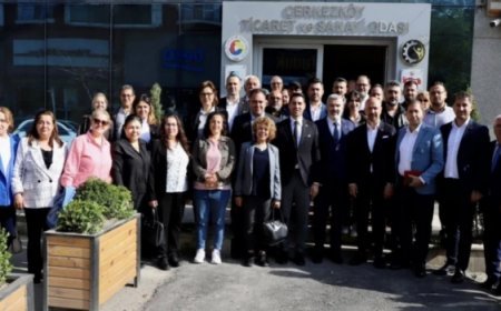 CHP İL VE ÇERKEZKÖY İLE KAPAKLI İLÇE YÖNETİMİNDEN ÇTSO’YA ZİYARET