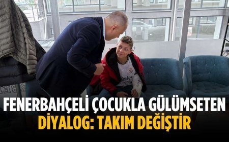 Fenerbahçeli çocukla gülümseten diyalog: Takım değiştir