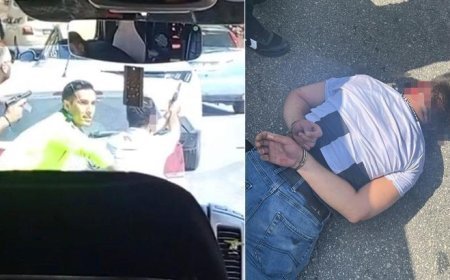 Kız arkadaşı ile birlikte taksiciyi rehin alıp, polise ateş açan şüpheli kıskıvrak yakalandı