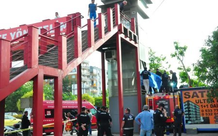 Üstgeçit asansöründe feci ölüm