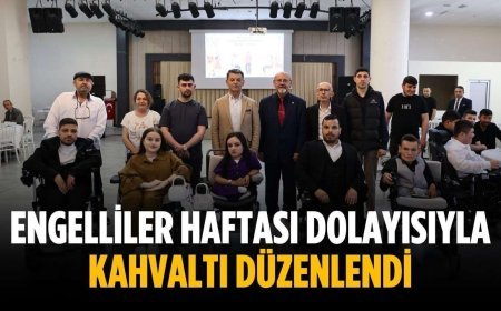 Engelliler Haftası dolayısıyla kahvaltı düzenlendi