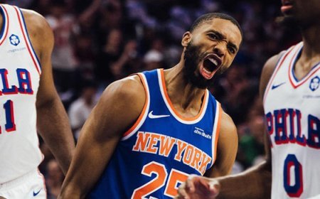 NBA'de 76ers'ı süpüren Knicks, konferans finaline çıktı