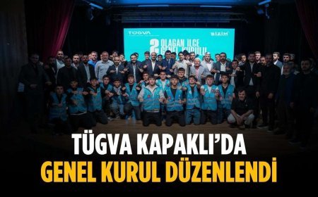 TÜGVA Kapaklı’da genel kurul düzenlendi
