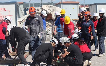 KAHRAMANMARAŞ'TA UYGULAMALI EĞİTİM: “YÜKSEĞE ULAŞ HAYAT KURTAR”