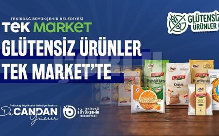 BÜYÜKŞEHİR’DEN TEK MARKET’TE GLÜTENSİZ MÜJDE