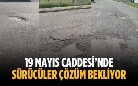 19 Mayıs Caddesi’nde sürücüler çözüm bekliyor