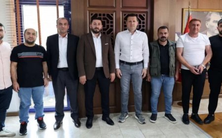 ÇERKEZKÖY PAZARCILAR DERNEĞİ’NDEN BAŞKAN AKAY’A ZİYARET