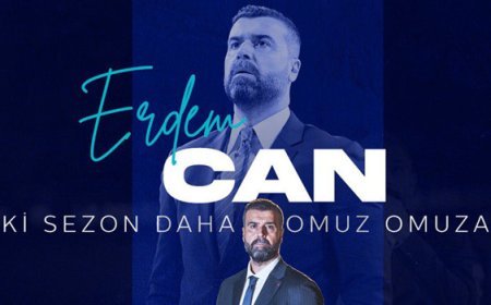 Türk Telekom, başantrenör Erdem Can'ın sözleşmesini uzattı!