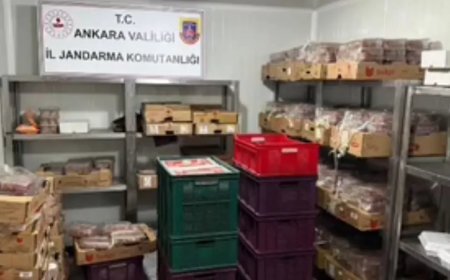 Ankara'da sağlıksız koşullarda 40 ton et ele geçirildi. Piyasa değeri 50 milyon lira