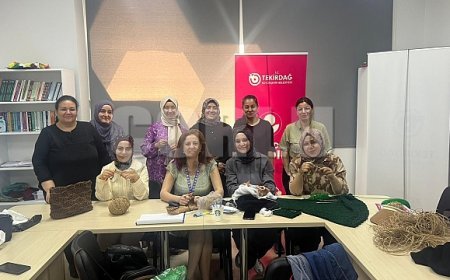 ÇERKEZKÖY’DE KADINLARIN EL EMEĞİ DAYANIŞMAYLA BULUŞTU