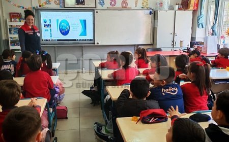İlkokul öğrencilerine gıda israfının önlenmesi, balığın faydaları ve beslenme eğitimi verildi