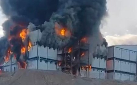 Kahramanmaraş'ta şantiye alanında yangın: 1 ölü, 6 yaralı