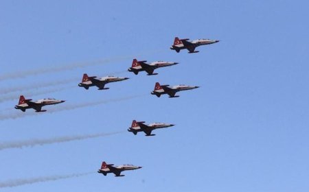 SOLOTÜRK ve Türk Yıldızları Samsun’da nefes kesti