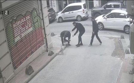 Beyoğlu'nda yürürken büyük bir acıyla irkildi! Başına 7 dikiş atıldı