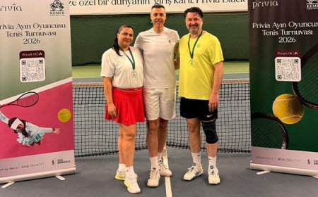 Kemer Country Club’da tenis heyecanı