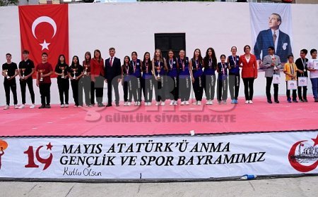 Çorlu’da 19 Mayıs Atatürk’ü Anma, Gençlik ve Spor Bayramı Kutlandı
