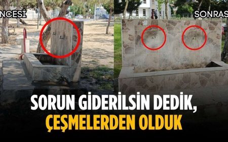“Sorun giderilsin dedik, çeşmelerden olduk”