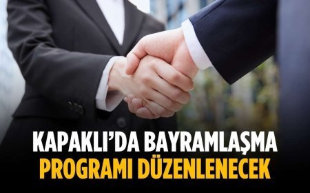 Kapaklı’da bayramlaşma programı düzenlenecek