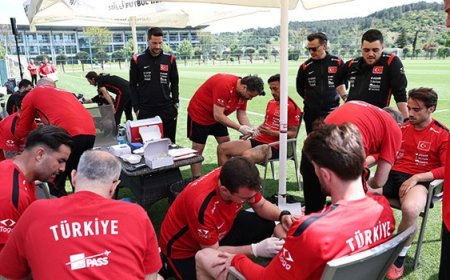 Milli oyuncular, testten geçti!