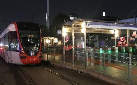Yangın nedeniyle Kabataş-Bağcılar Tramvay Hattı'nda düzenleme